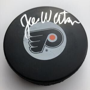 Joe Watson Signed NHL Hockey Puck Philadelphia Flyers